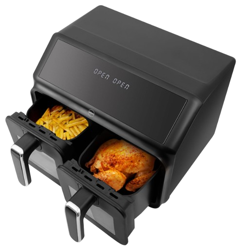 ELDOM FRYTOWNICA FR-210 2200W 2x4L okna, beztłuszczowa