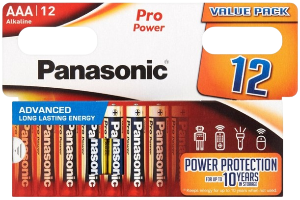 PANASONIC BATERIA LR-03 / 12BP PRO-POWER