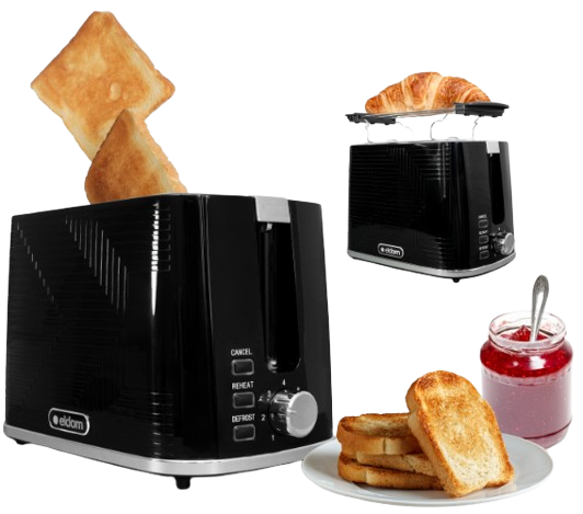 ELDOM TOSTER TO-320C 900W czarny
