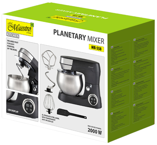 MAESTRO ROBOT PLANETARNY MR-558 2000W 5L LCD