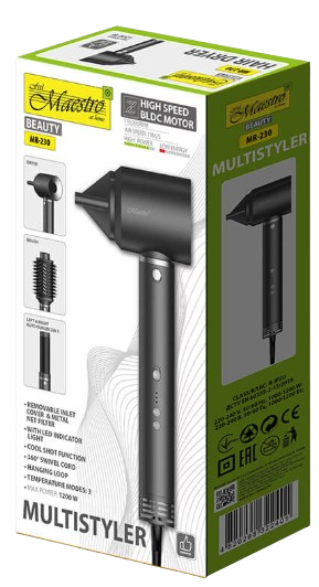 MAESTRO SUSZARKA MR-230 1200W lokówka lokosuszarka