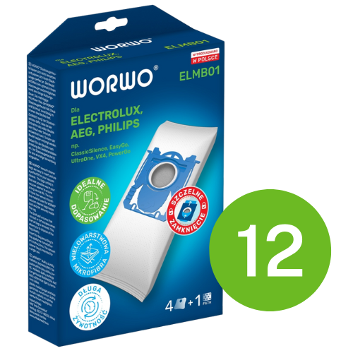 WORWO WORKI ELECTROLUX ELMB-01 12 kpl = 48 szt