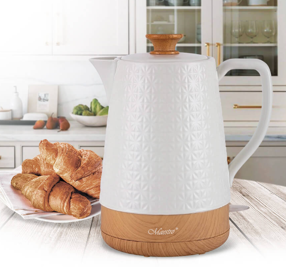 MAESTRO CZAJNIK MR-076 1,8L 1800W ceramiczny biały