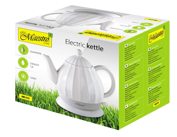 MAESTRO CZAJNIK MR-070 1,2L 1200W ceramiczny