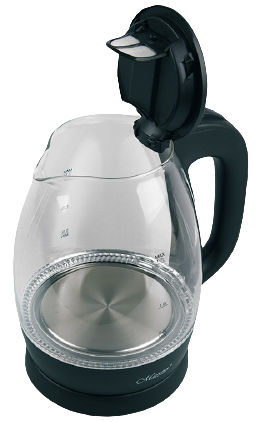 MAESTRO CZAJNIK MR-063 1,7L 2200W szklany, czarny
