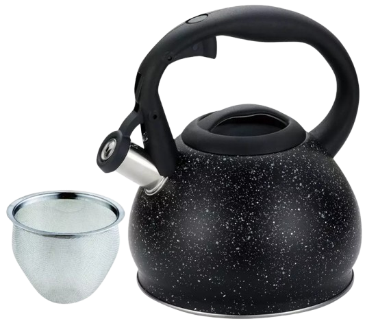 KINGHOFF CZAJNIK ZAPARZACZ KH-1634 1,2L czarny mar