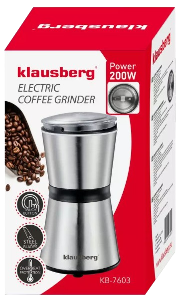 KLAUSBERG MŁYNEK DO KAWY KB-7603 INOX