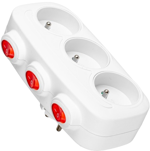 VAYOX ROZGAŁĘŹNIK SIECIOWY VA-0275 3 gn prosty wył