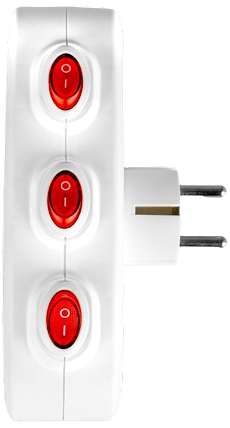VAYOX ROZGAŁĘŹNIK SIECIOWY VA-0275 3 gn prosty wył