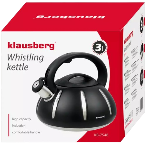 KLAUSBERG CZAJNIK KB-7548 3L czarny