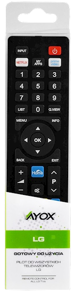 VAYOX PILOT DO TV LG VA-0144 + funkcje specjalne