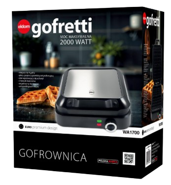 ELDOM GOFROWNICA WA-1700 2000W 4 gofry