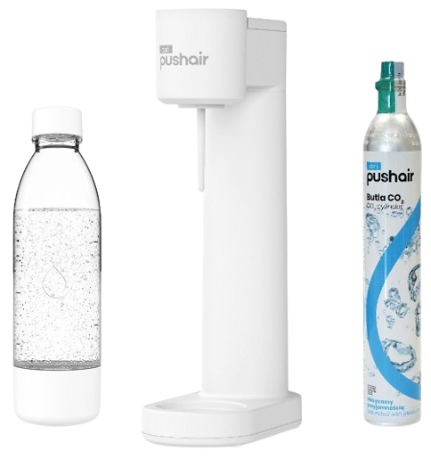 DAFI PUSHAIR SATURATOR NABÓJ CO2 butelka 0,7 biały