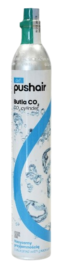 DAFI PUSHAIR SATURATOR NABÓJ CO2 2 butelki 0,7 biały