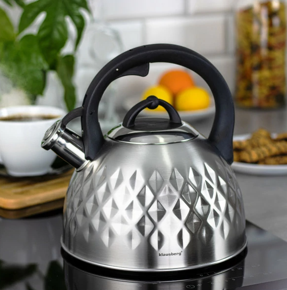 KLAUSBERG CZAJNIK KB-7549 3,0L INOX, plaster miodu
