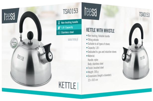 TEESA CZAJNIK TSA-0153 1,8L INOX