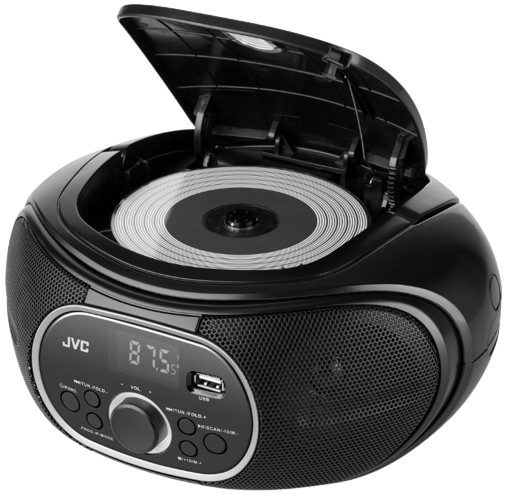 JVC BOOMBOX RD-E221B czarny