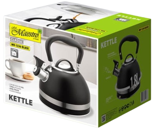MAESTRO CZAJNIK MR-1336 1,8L BLACK