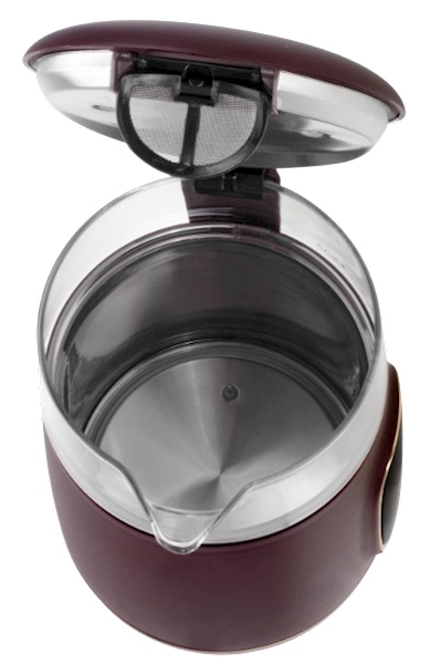 ADLER CZAJNIK AD-1305 1,7 LED reg.temp bordo-złoty