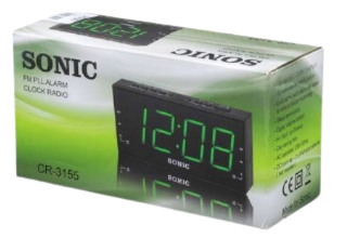 SONIC RADIOBUDZIK CR-3155 duży wyświetlacz