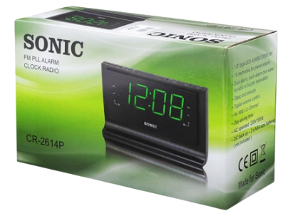 SONIC RADIOBUDZIK CR-2614 duży wyświetlacz