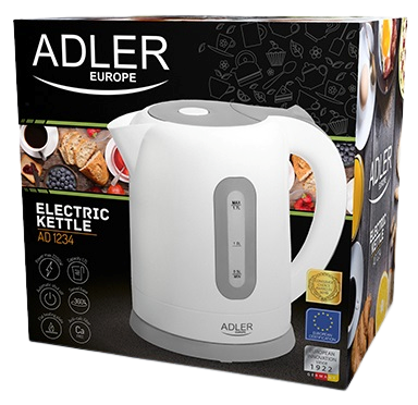 ADLER CZAJNIK AD-1234 1,7L 2200W biały