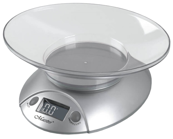 MAESTRO WAGA KUCHENNA MR-1801 miska, 5kg, srebrna