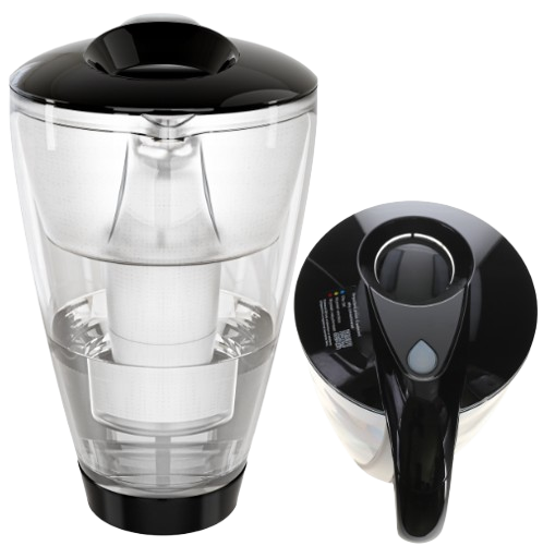DAFI dzbanek CRYSTAL Classic LED 2L szklany cz/gra