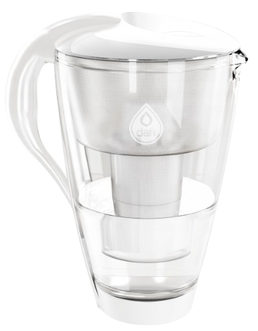 DAFI dzbanek CRYSTAL Classic LED 2L szklany biały