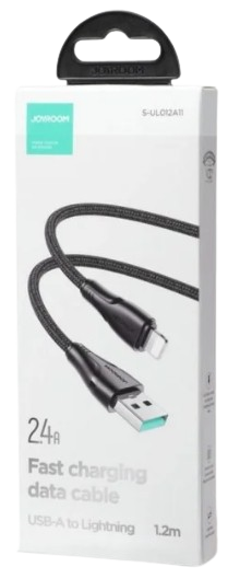JOYROOM KABEL S-ULO12A11 USB-IPHONE 2,4A 2m czarny