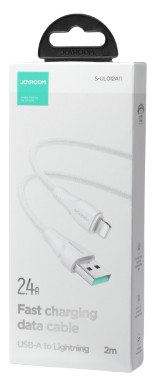 JOYROOM KABEL S-ULO12A11 USB-IPHONE 2,4A 2m biały