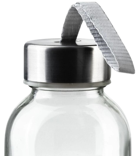 OR BUTELKA SZKLANA 0,5L pokrowiec czarny 139296