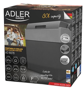 ADLER LODÓWKA TURYSTYCZNA AD-8078 28L 12V/230V