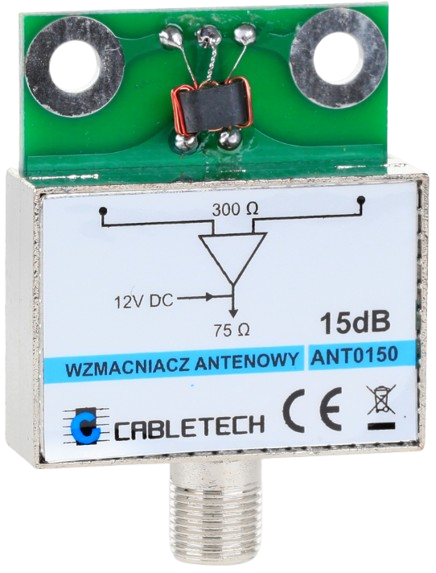 CABLETECH WZMACNIACZ ANTENOWY ANT-0150 NA F 15DB