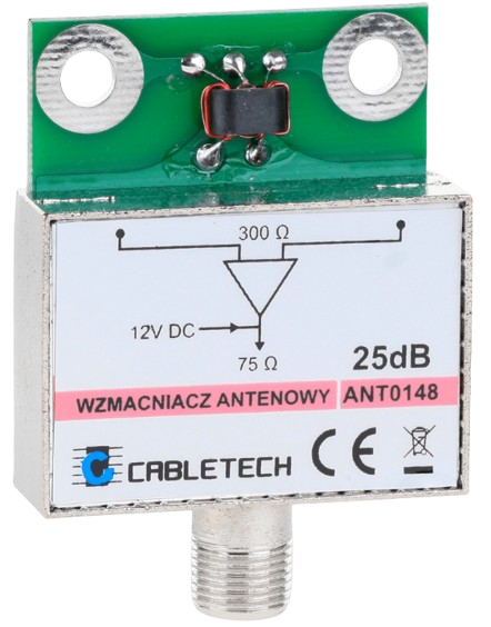 CABLETECH WZMACNIACZ ANTENOWY ANT-0148 NA F 25DB
