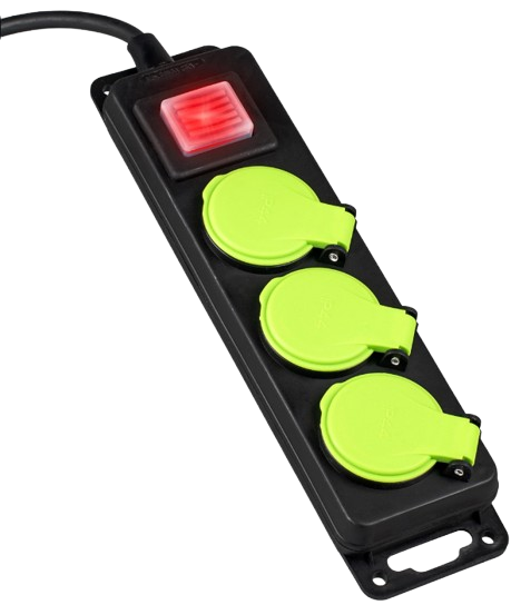 VAYOX PRZEDŁUŻACZ OGRODOWY VA-376-3 3M czarny