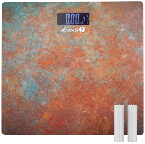 ŁUCZNIK WAGA ŁAZIENKOWA BS-973 W20 loftowa rdzawa