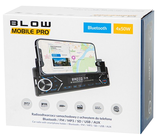 BLOW RADIO MOBILE PRO 1DIN SMART uchwyt 78-346