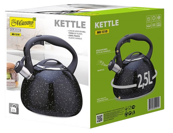 MAESTRO CZAJNIK MR-1310 2,5L czarny granit