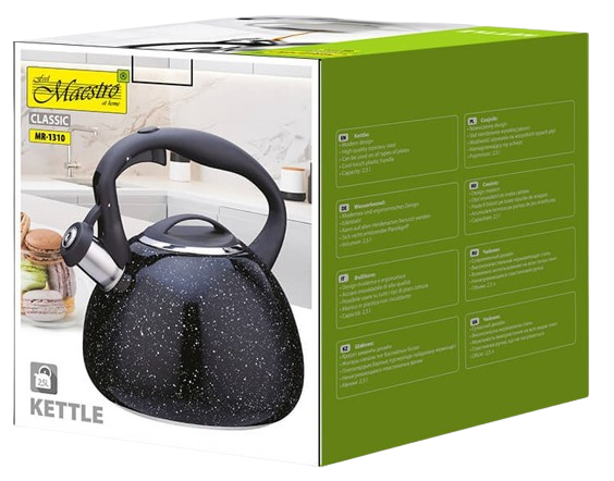 MAESTRO CZAJNIK MR-1310 2,5L czarny granit