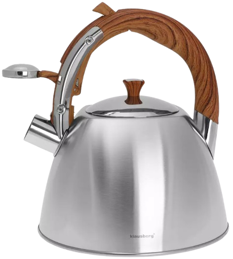 KLAUSBERG CZAJNIK KB-7193 3L INOX drewniana rączka
