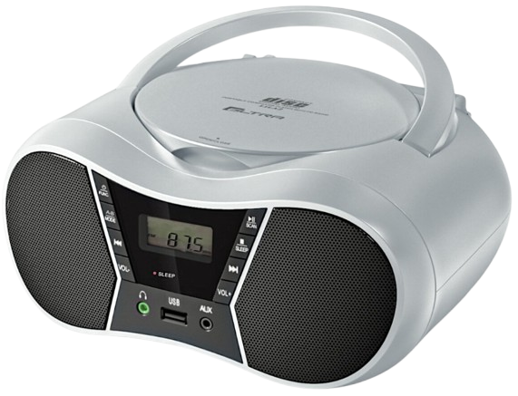 ELTRA RADIOODTWARZACZ CD-98 LILA USB srebrna