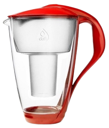 DAFI dzbanek CRYSTAL Classic LED 2L szklany czerwo