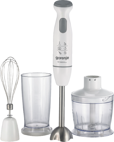 GORENJE BLENDER HBC-804QW 800W rozdrab,trzep,kubek