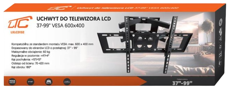 LTC UCHWYT LCD 37-99" LXLCD-132