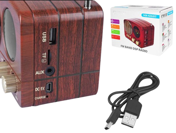 RETRON RADIO MINI MK-616BT BLUETOTH,USB