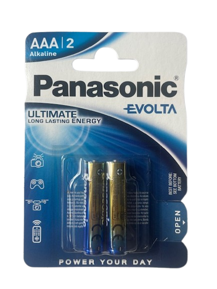PANASONIC BATERIA ALKALICZNA EVOLTA LR-03 2SZT