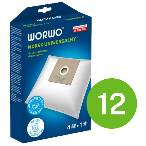 WORWO WORKI UNIWERSALNE WOMB-01 12 kpl = 48 szt