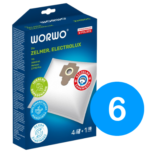 WORWO WORKI ZELMER ZMB-05 6 kpl = 24 szt