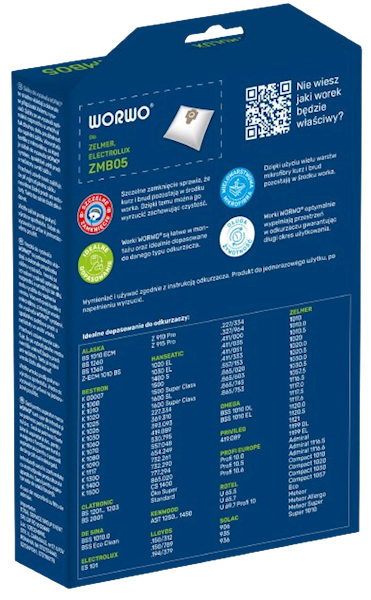 WORWO WORKI ZELMER ZMB-05 6 kpl = 24 szt